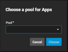 Apps Choose a Pool for Apps