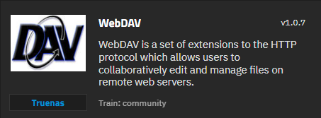 WebDAV Application Widget