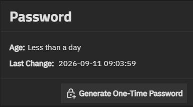 Password Card With Generatee One-Time Password Password Card With Generatee One-Time Password