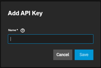 Add API Key