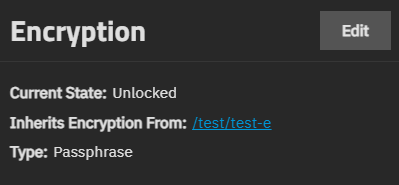 Encryption Widget Zvol Encryption Widget Zvol