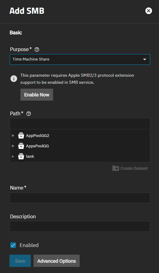 Add Basic Time Machine Share Add Basic Time Machine Share