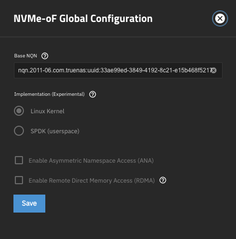 NVMe-oF Global Configuration with SPDK NVMe-oF Global Configuration with SPDK