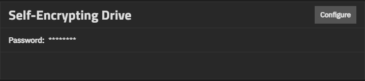 Self-Encrypting Drive Card Self-Encrypting Drive Card
