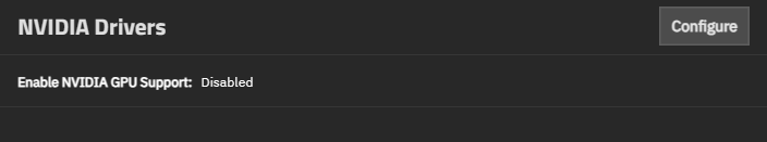 NVIDIA Drivers Widget NVIDIA Drivers Widget