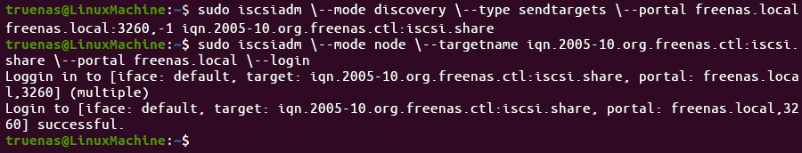 Linux ISCSI Login LinuxISCSILogin