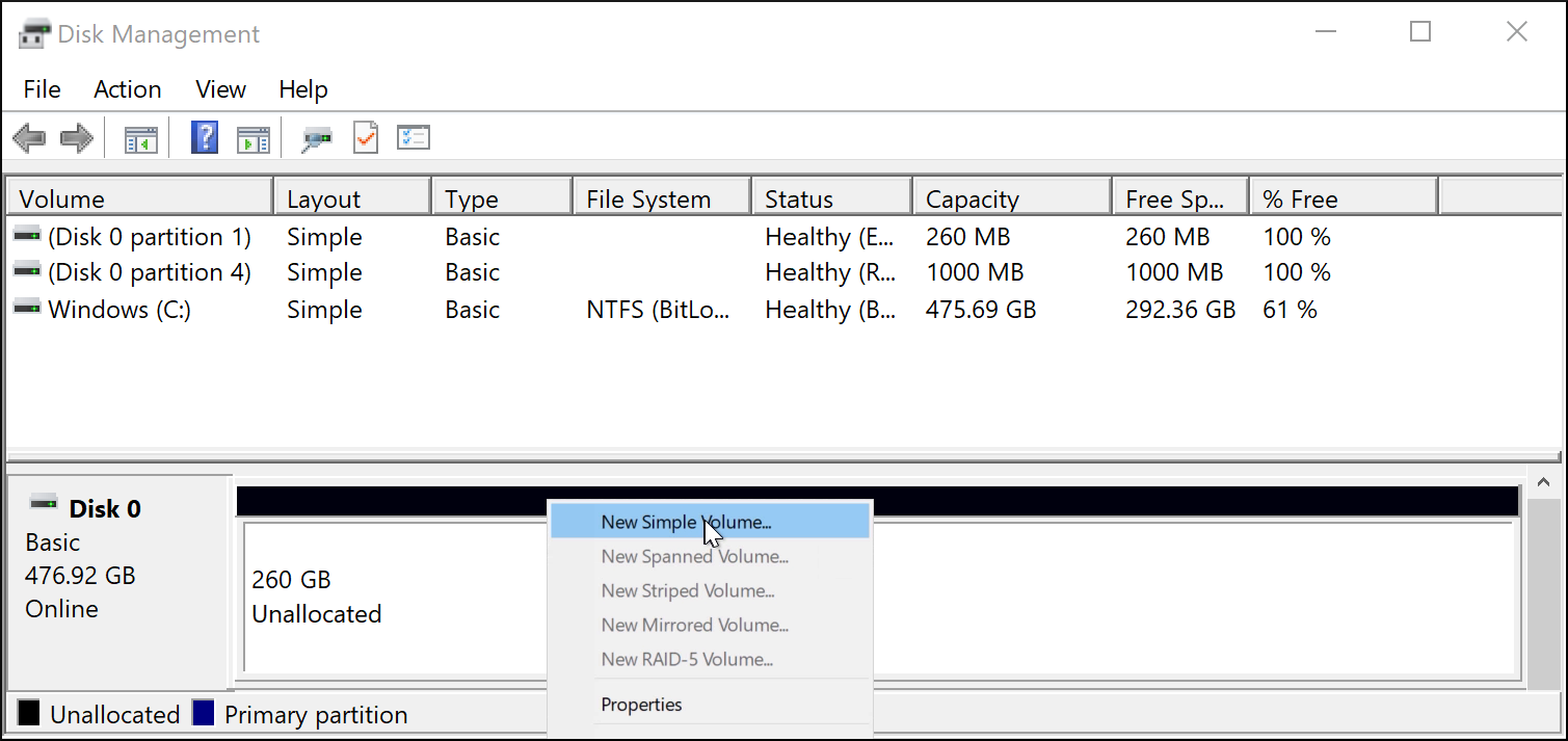 Windows ISCSI Disk New Volume WindowsISCSIDiskNewVolume