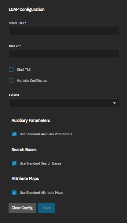 LDAP Configuration LDAP Configuration