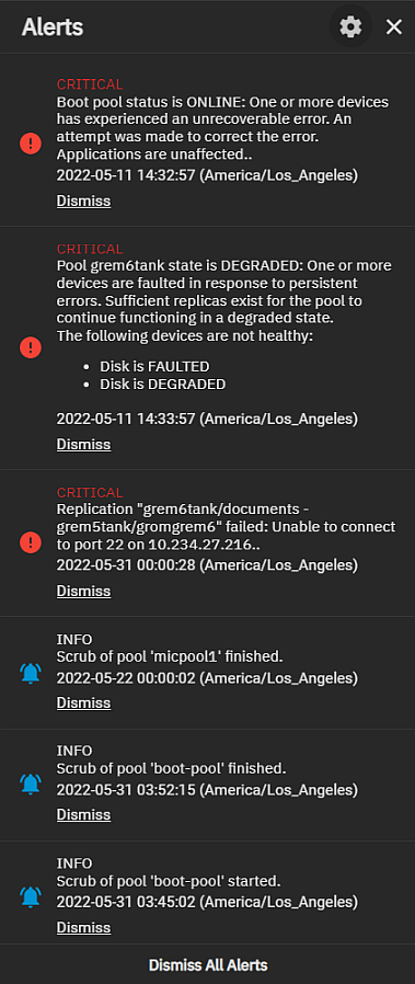 Alerts Alerts
