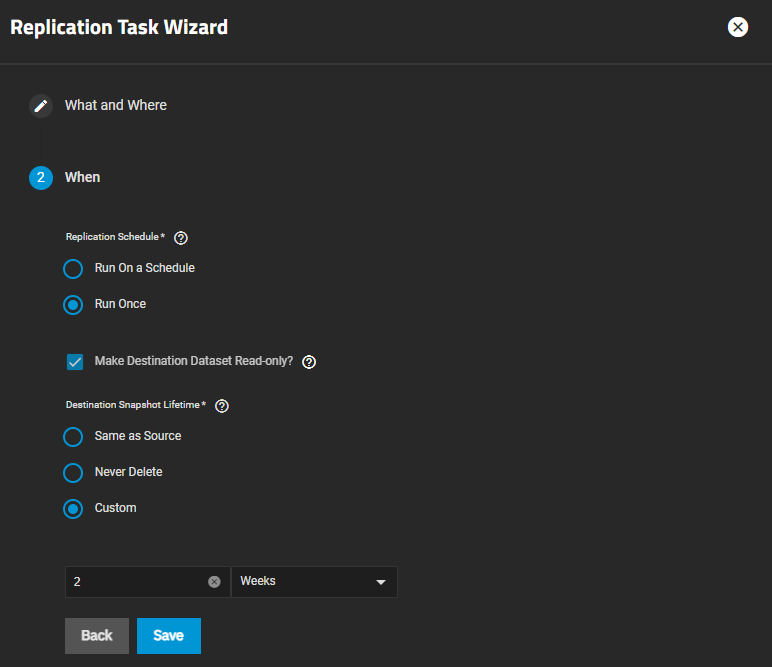 Add Replication Task When Custom Lifetime Add Replication Task When Custom Lifetime