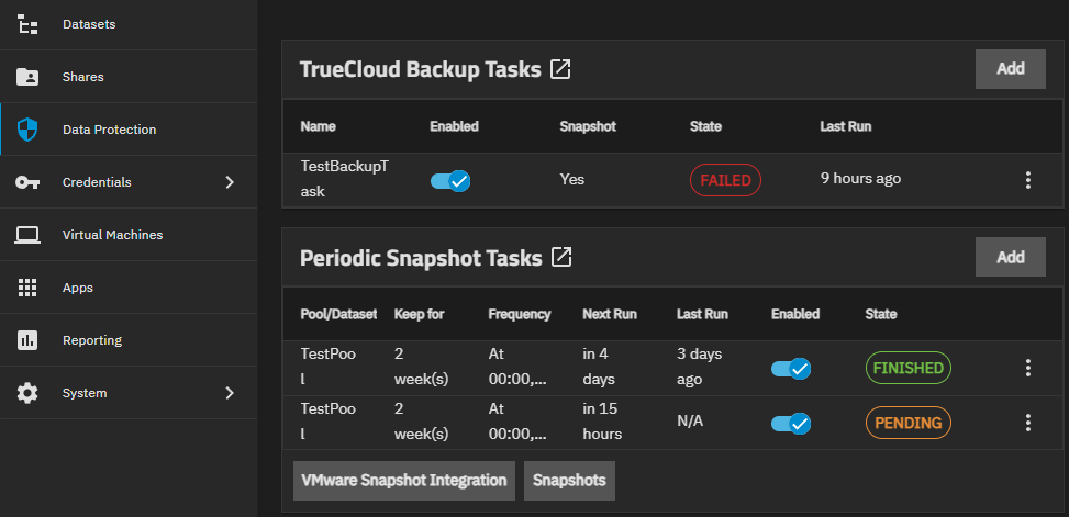 Create a New Snapshot Create a New Snapshot