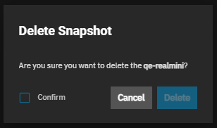 Delete Snapshot Delete Snapshot
