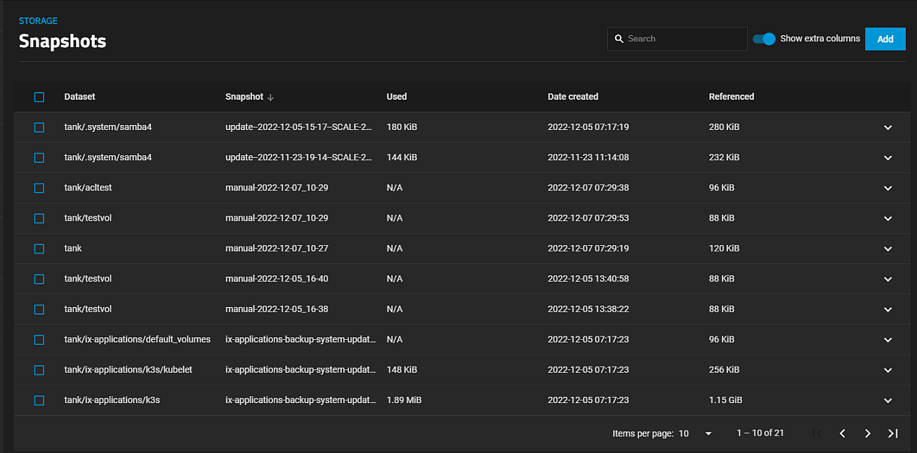 Show Extra Columns Show Extra Columns