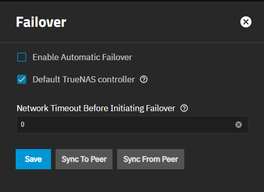 Re-Enable Failover Re-Enable Failover