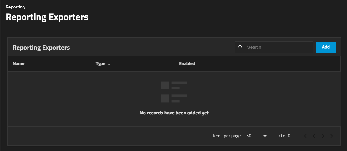 Reporting Exporters Screen Reporting Exporters Screen