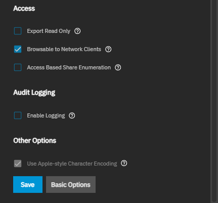 Final Cut Pro Storage Share - Advanced Options Final Cut Pro Storage Share - Advanced Options