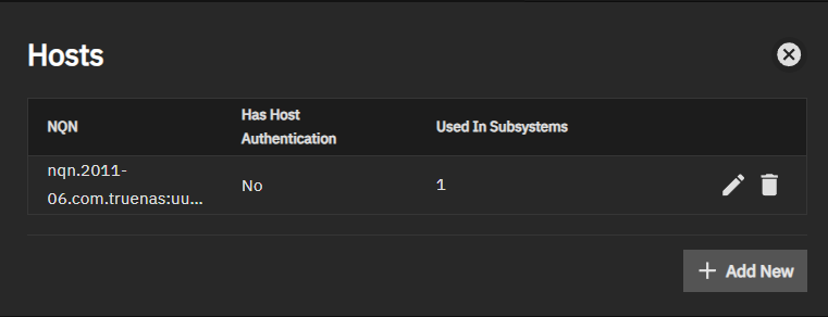 Hosts Dialog Hosts Dialog