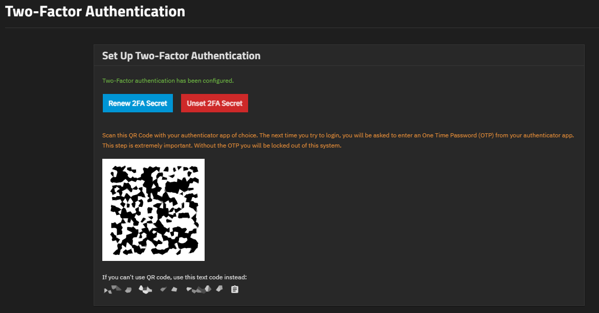 2FAScreenEnabled 2FAScreenEnabled