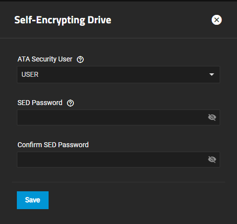 Self-Encrypting Drive Screen Self-Encrypting Drive Screen