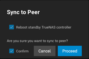 Failover Sync To Peer Failover Sync To Peer