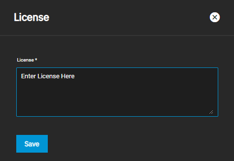 TrueNAS General Settings Support License Entry GeneralSettingsSCALESupportLicenseEntry