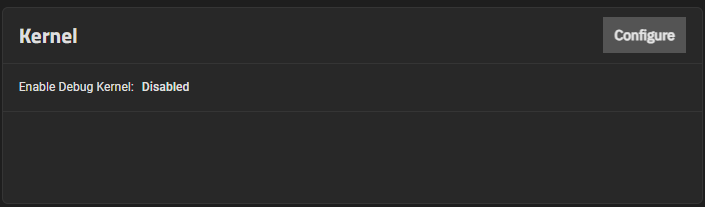Kernel Widget Kernel Widget