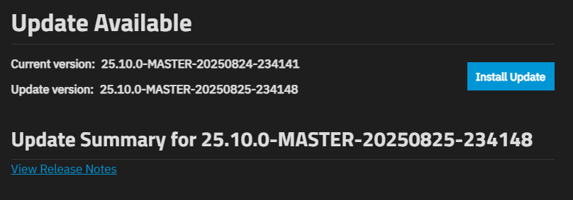 Update Available Update Available