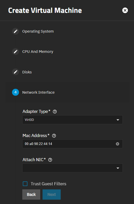 Network Interface Network Interface