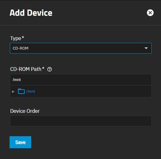 Add Device - CD-ROM Add Device - CD-ROM