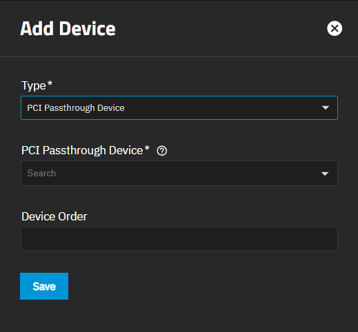 Add Device - PCI Passthrough Add Device - PCI Passthrough